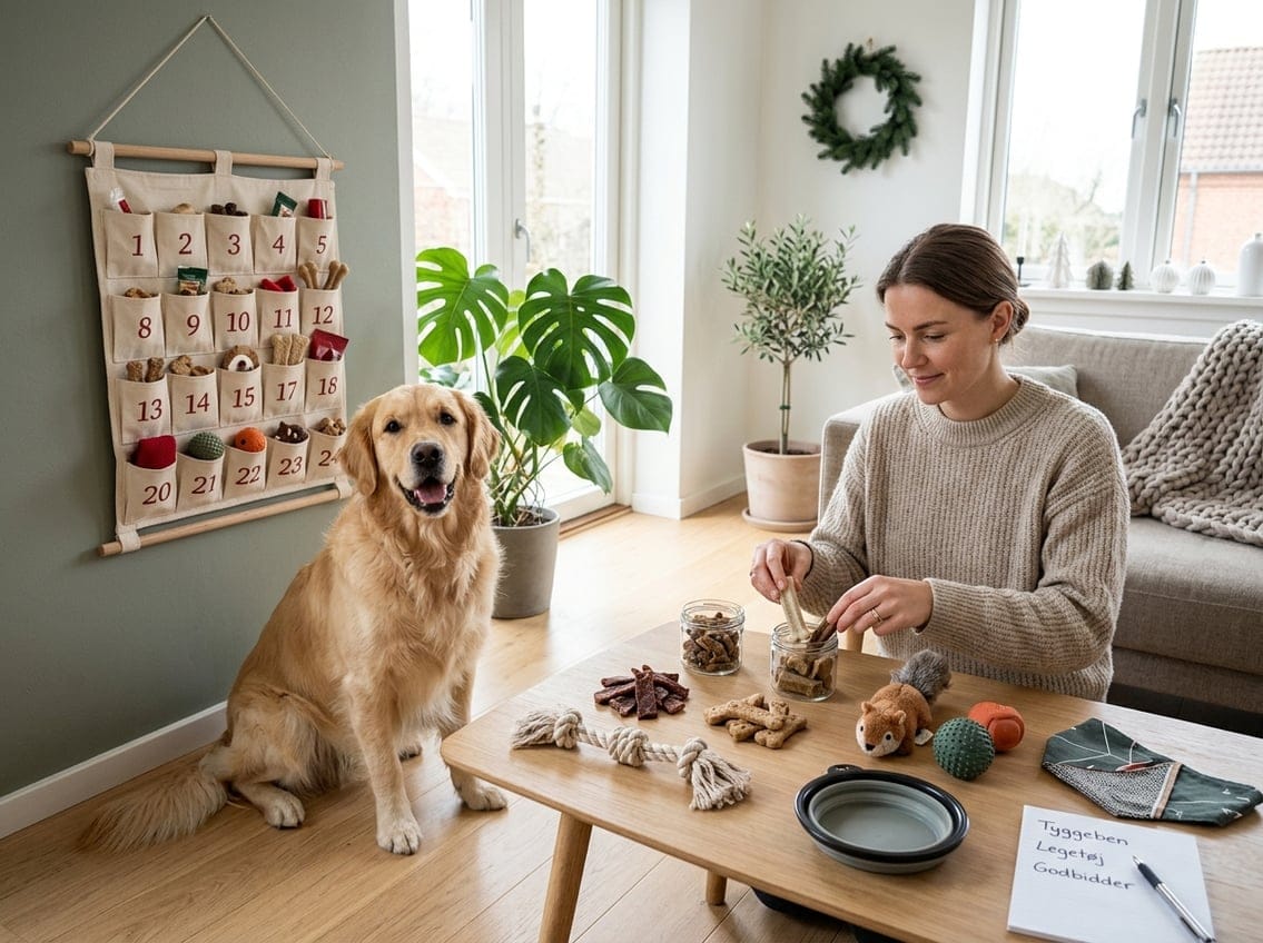 Sådan vælger du fyld til en pakkekalender til hunden